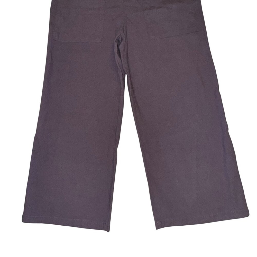 NWT L.T.J. Letter to Juliet Purple Gray Linen Blend Overalls Size Small - Picture 9 of 9